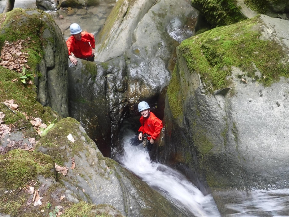 Gorge Scrambling is very popular activity and suitable for all.  Ideal for a fun day out with family & friends. There's lots of fun to be had, climbin