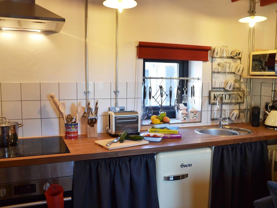 Stylish kitchen in Grain Store.
