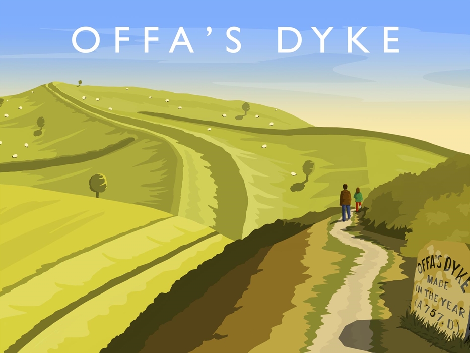 Exclusive Offa's Dyke themed souvenirs