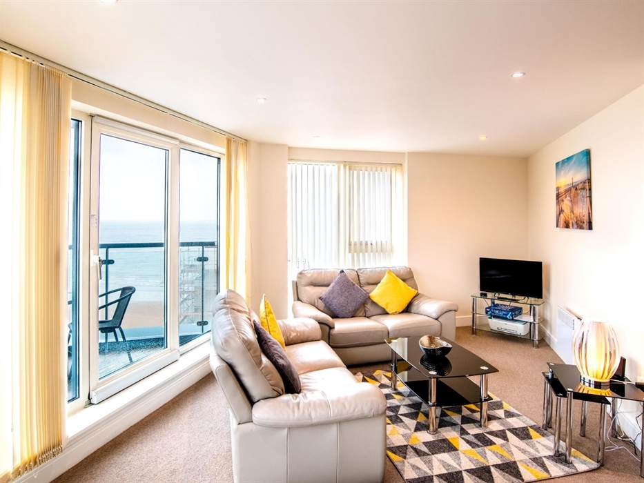 Lounge overlooking Swansea Bay