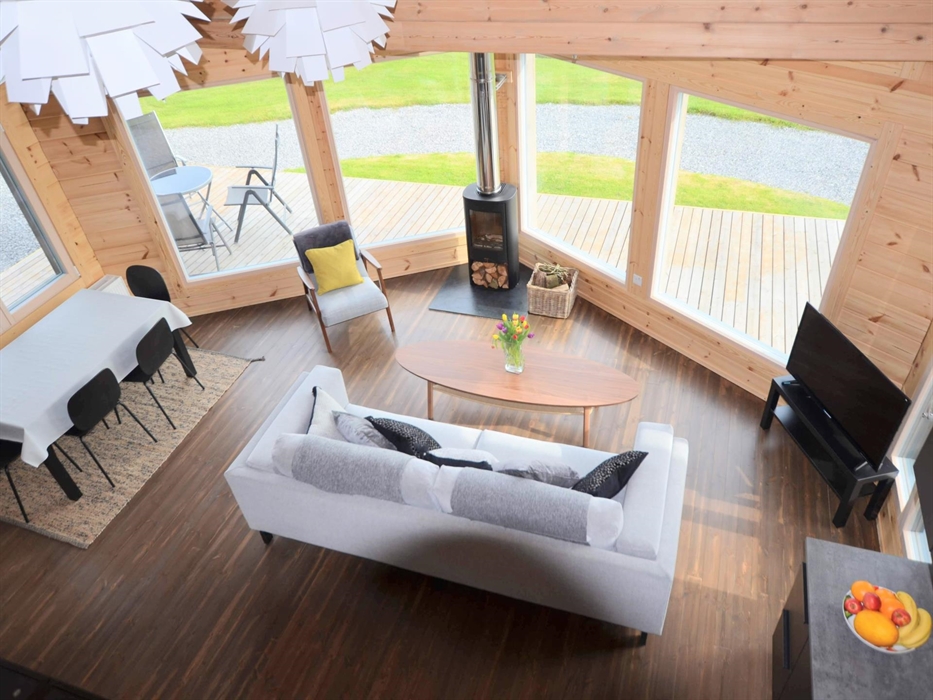 View from upstairs area