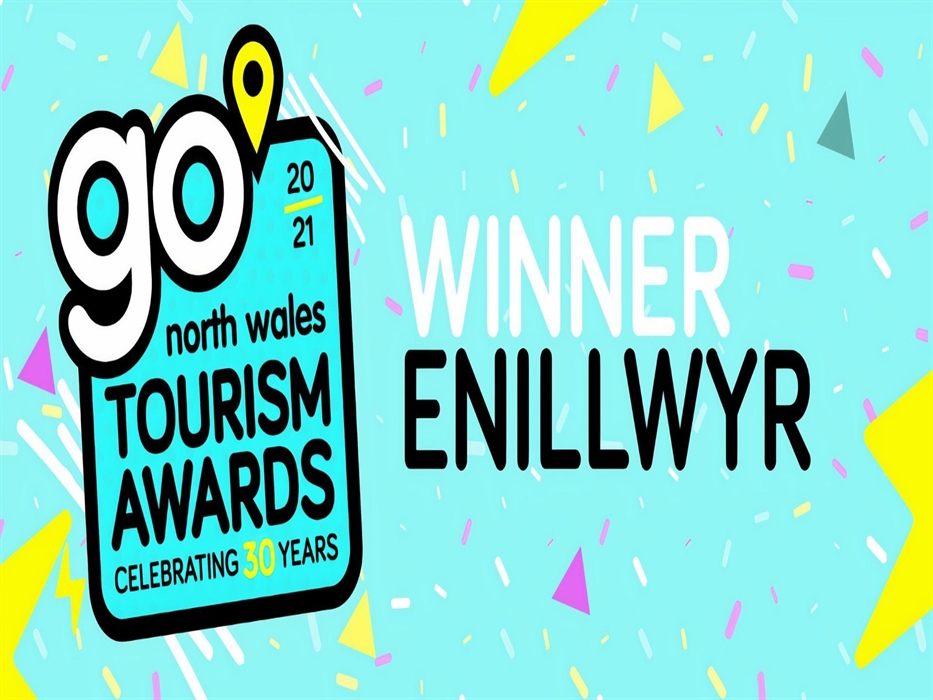 Go North Wales Tourism Awards 2021 - Winner 'Best B&B/Inn of the Year'.