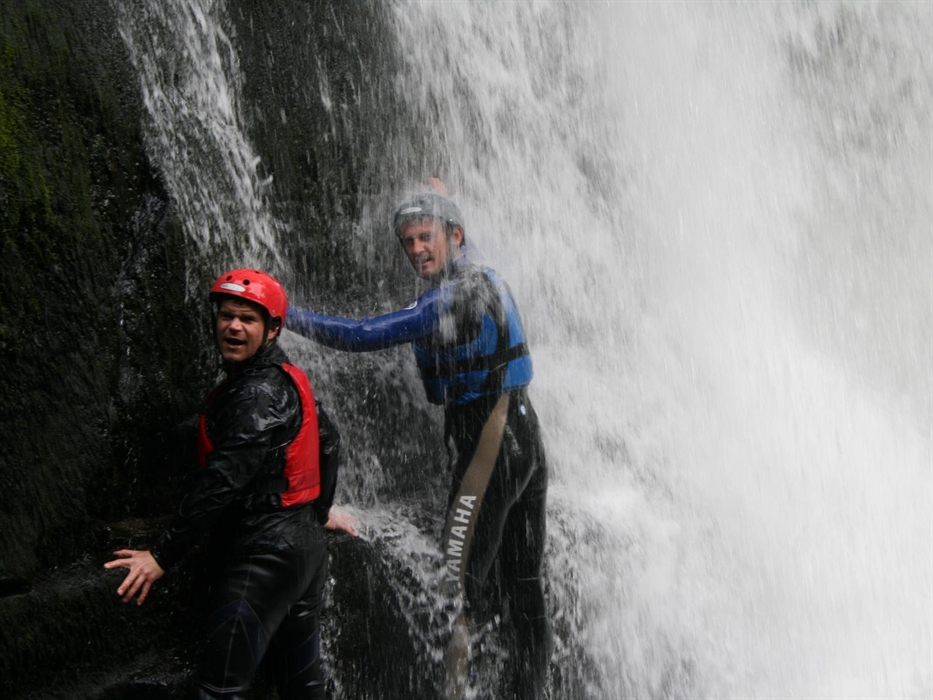 Canyoning in the Brecon Beacons