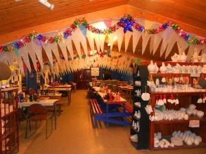 Painting area at Xmas