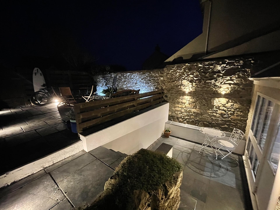 Rear Patio Seating Area