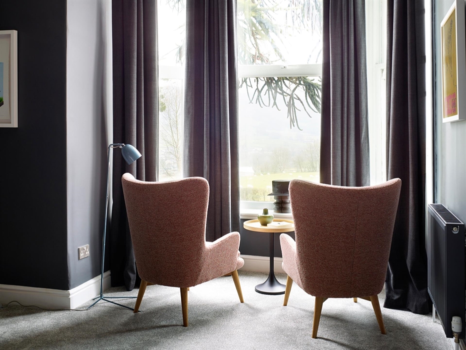 Each of The Royston’s bedrooms has its own unique character and style, featuring original artwork and a curated mix of vintage and designer furniture.