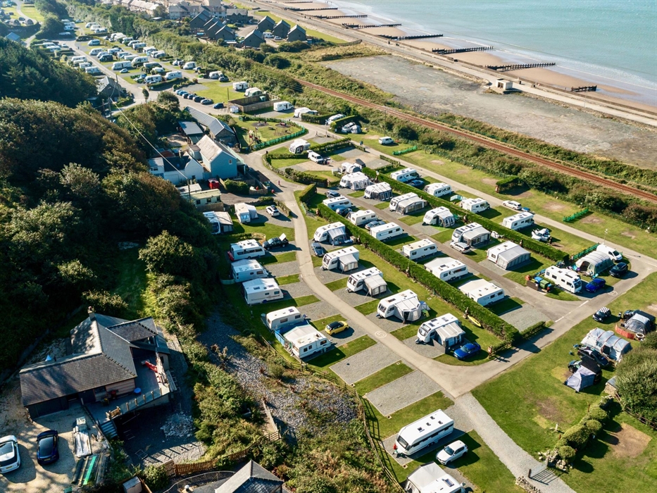 Aerial view of the park