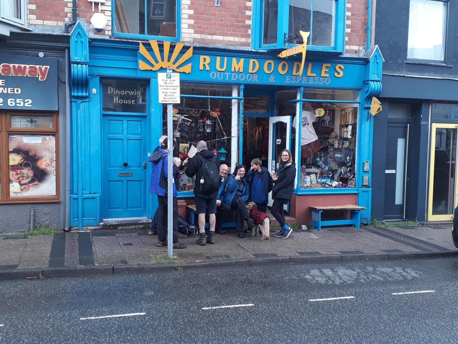 All are welcome. The bike hire is around the back of the shop.