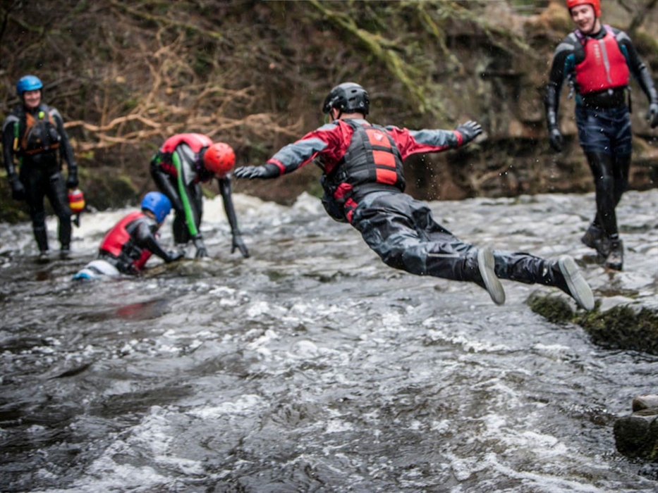 Canyoning and Gorge walking group activity break