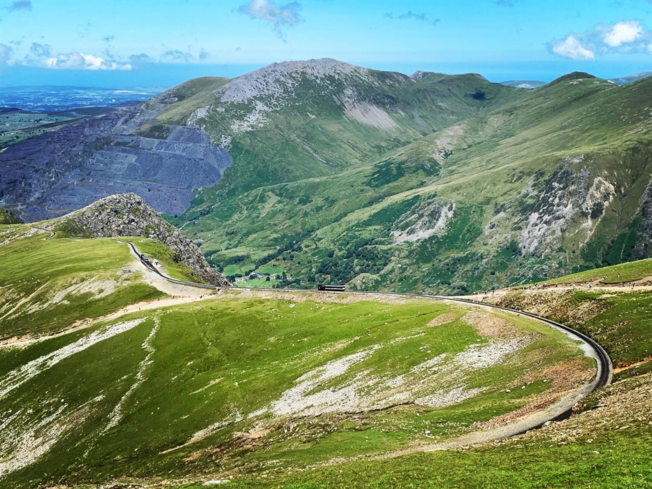 Journey to Snowdon summit