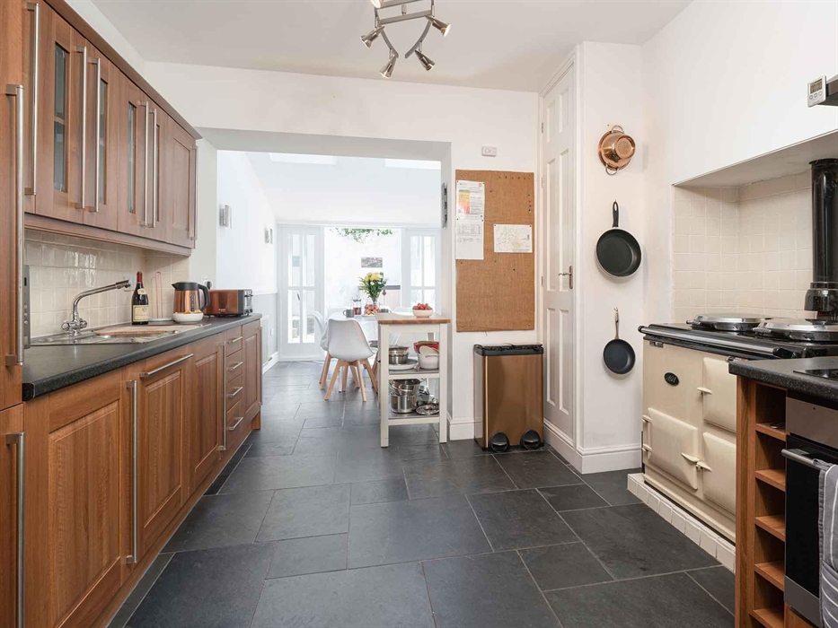 The kitchen/dining area is perfect for bringing the family together