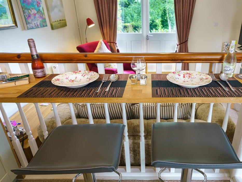 Each suite has its own mini kitchen and lounge with nice area for a bite to eat