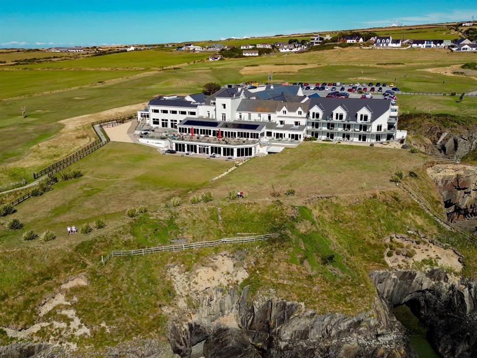 The Cliff Hotel & Spa Aerial Shot