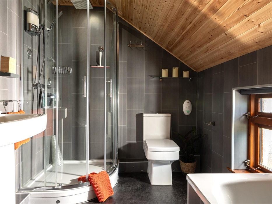 Bathroom with Bath and Separate Rainwater Shower