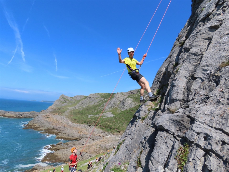 Don't look down, your not going that way!