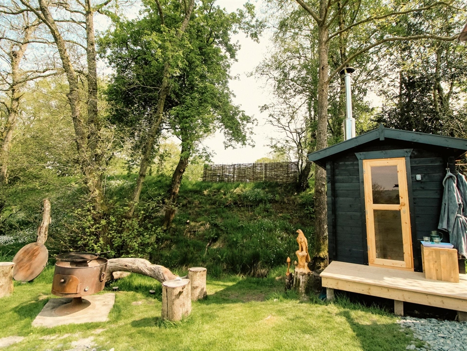 Re vitalise and de stress with the private wood fired sauna.