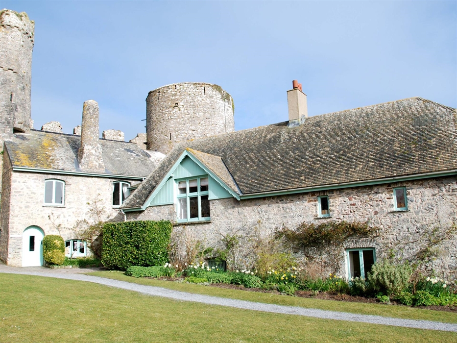 Beautiful Castle House set within Manorbier Castle