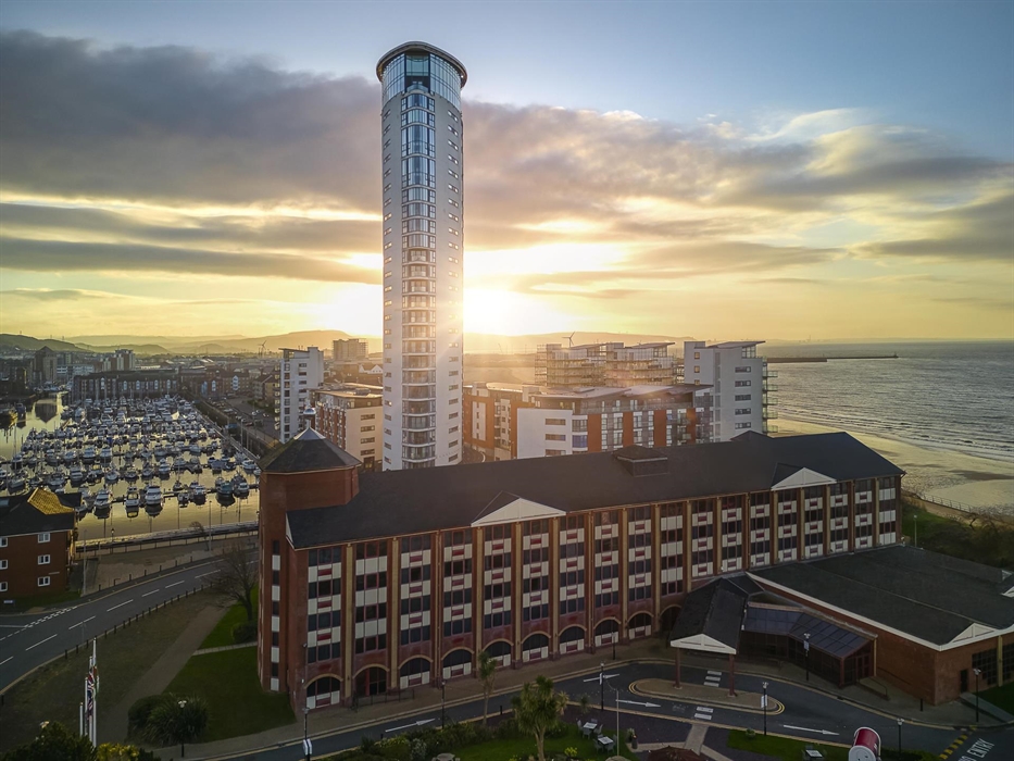 located next to the Marina and the beach