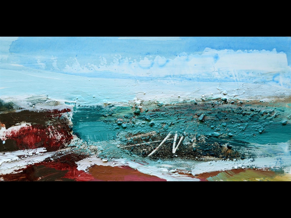 Southerly - mixed media on card