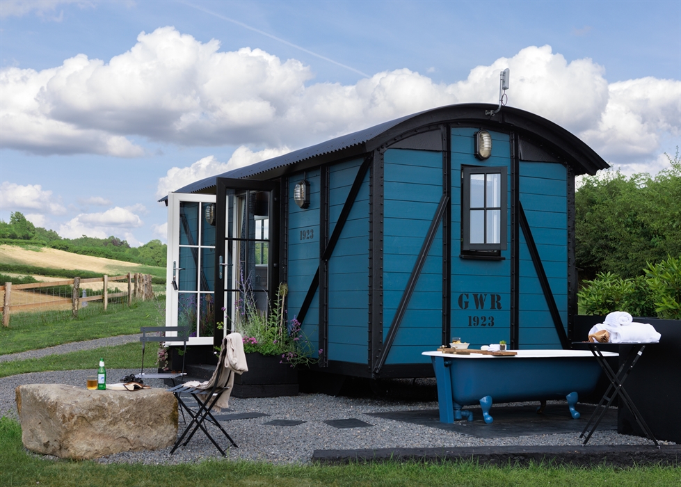 Converted Railway Wagons- Mid Wales