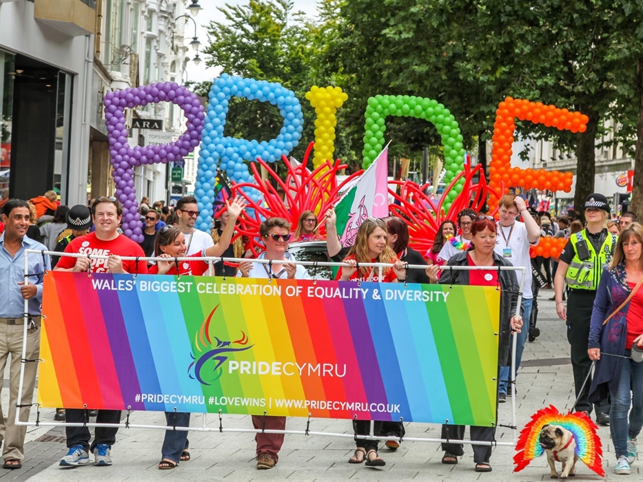 Pride Cymru Parade Cardiff