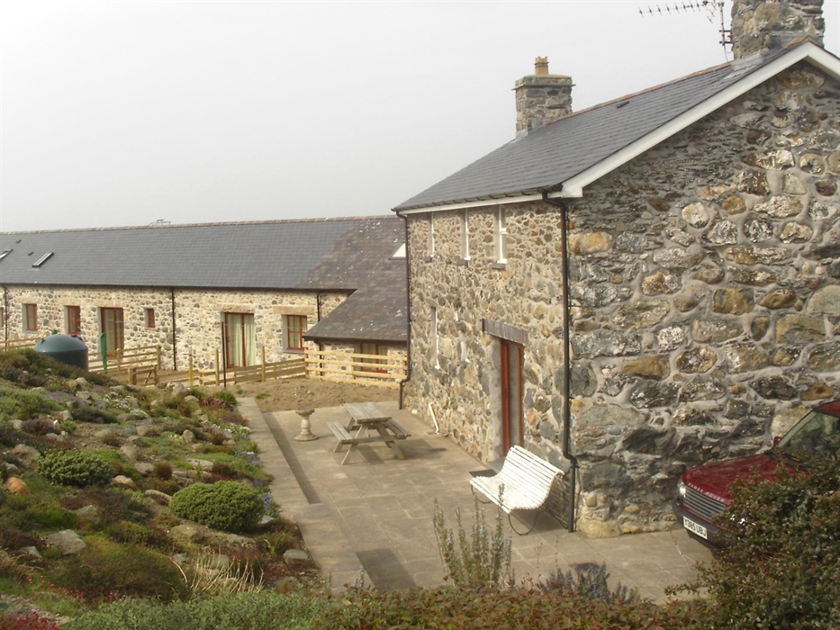 Back view of Cottages