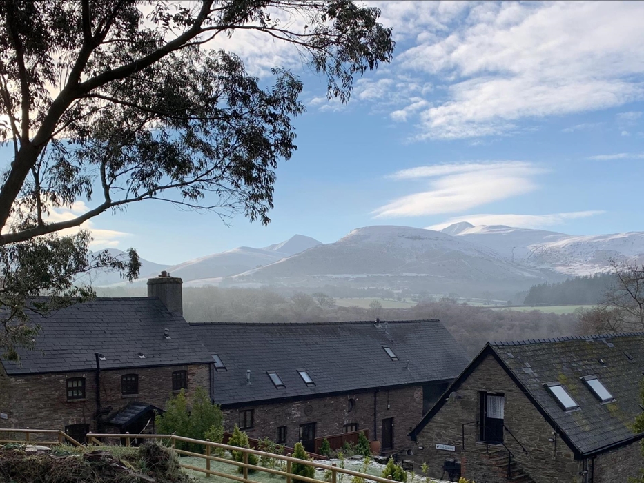 Snowy Beacons at Hilltops Brecon Holiday Cottages - Pictured January 2021