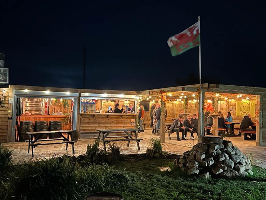 Outside Bar and seating night