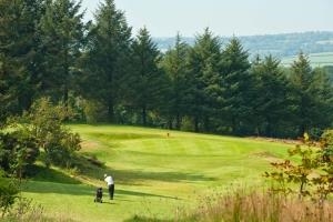 A stray left hander finishing off the 14th