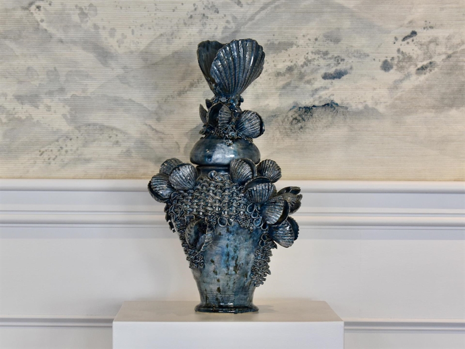Sculptural Lidded Jar - Under The Sea