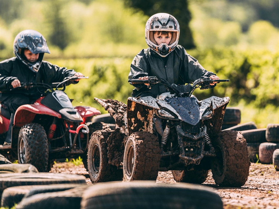 Children Track Riding
