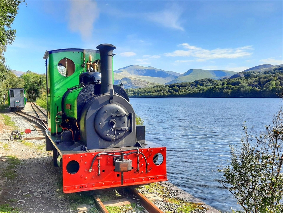Dolbadarn at Penllyn. Snowdon in the background