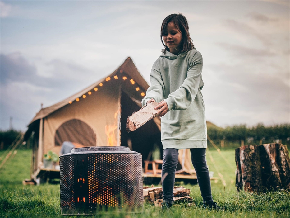 Firepit at Nantseren glamping