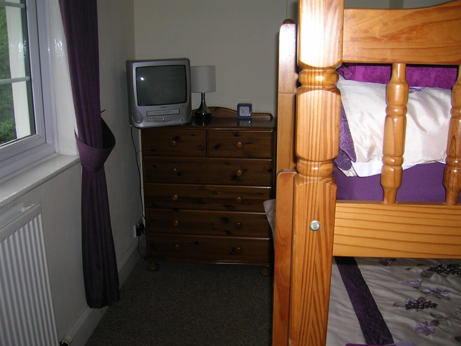 Bunk Bedroom at Bevan House now has a smart TV and super-fast Wi Fi.