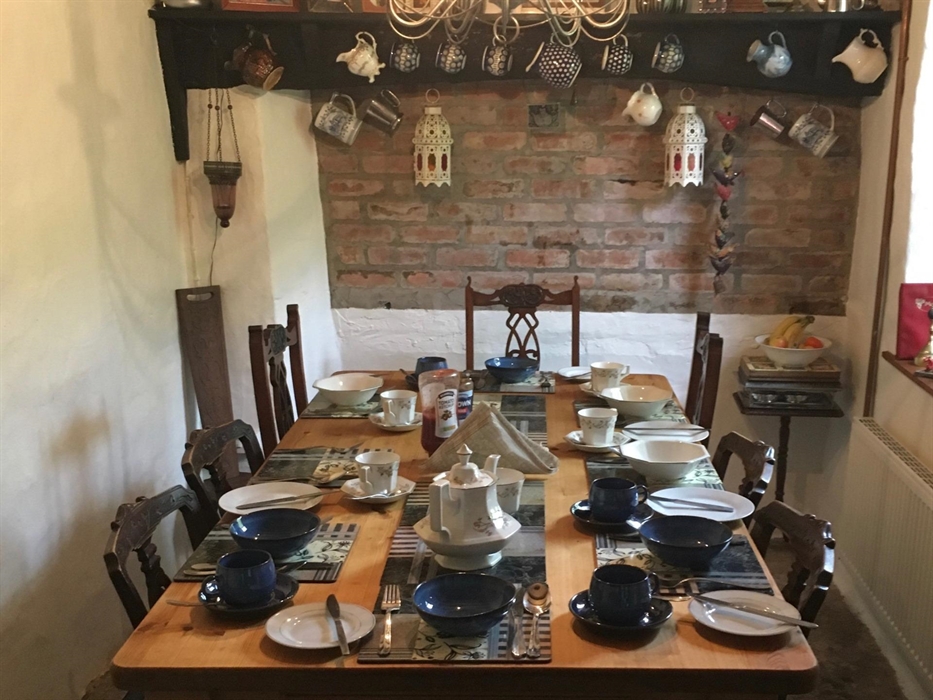 Breakfast area for groups of more then 4 guests