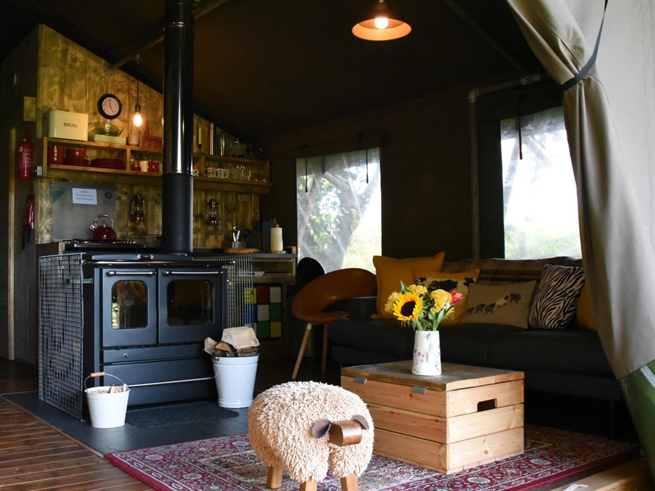 Relax in comfort with your wood fired stove