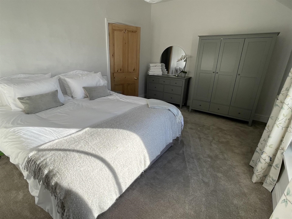 Master bed with super king bed