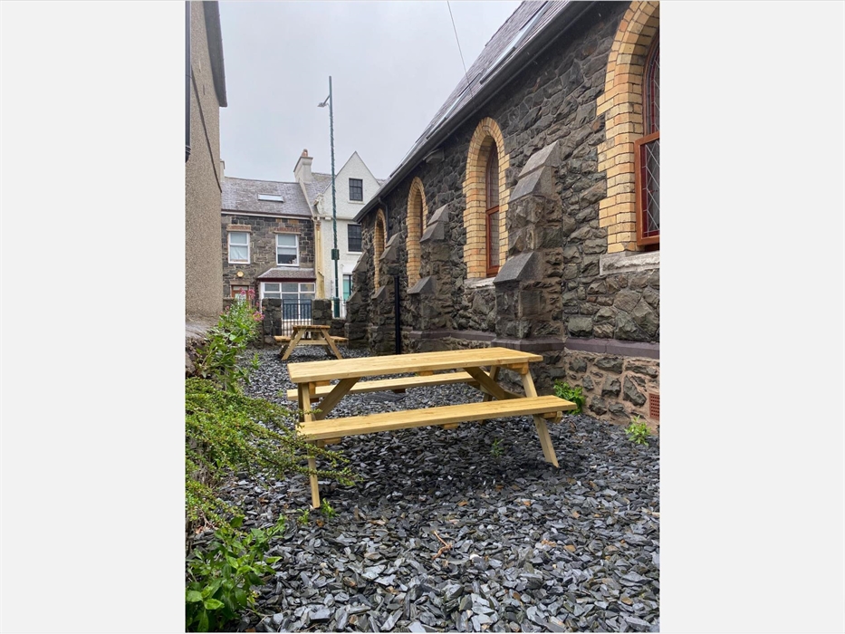 Looking toward Llanberis high street