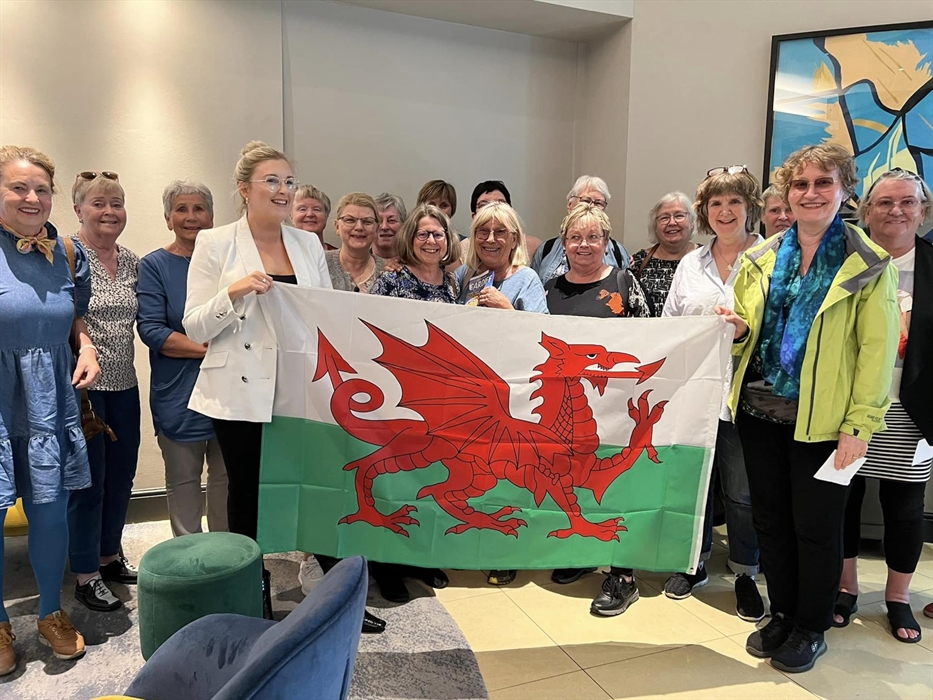 Icelandic Group Visit to Wales for a group tour.