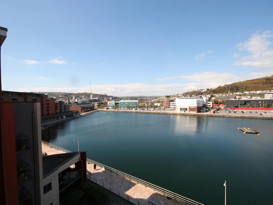 Views over Prince of Wales Docks