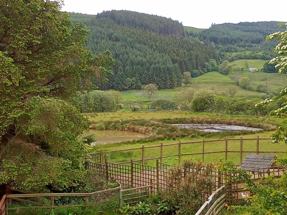 Valley View over fish lakes