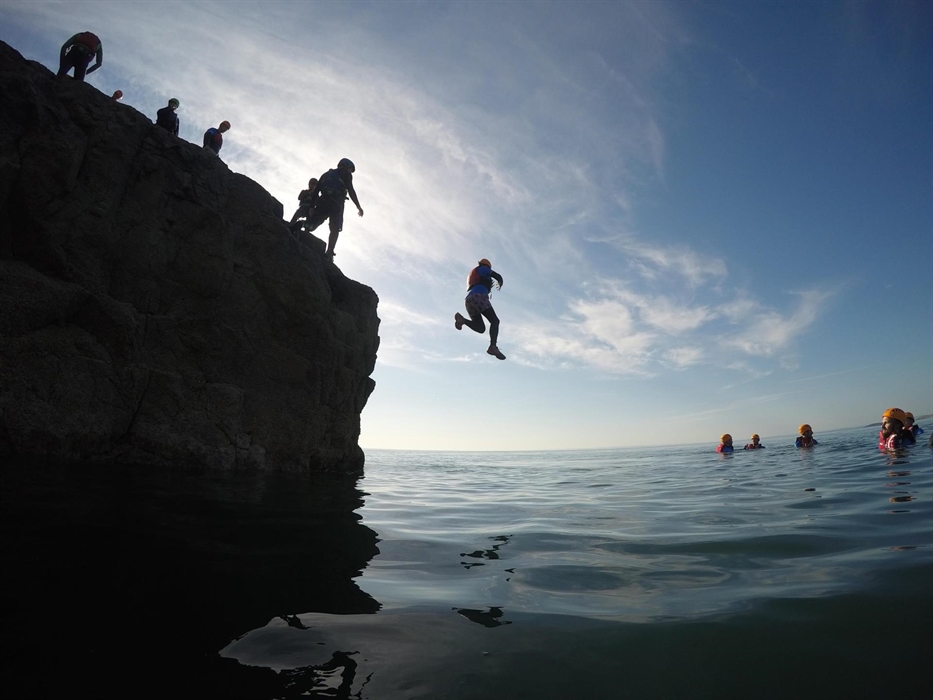 Coasteering adventures in Gower + across Wales