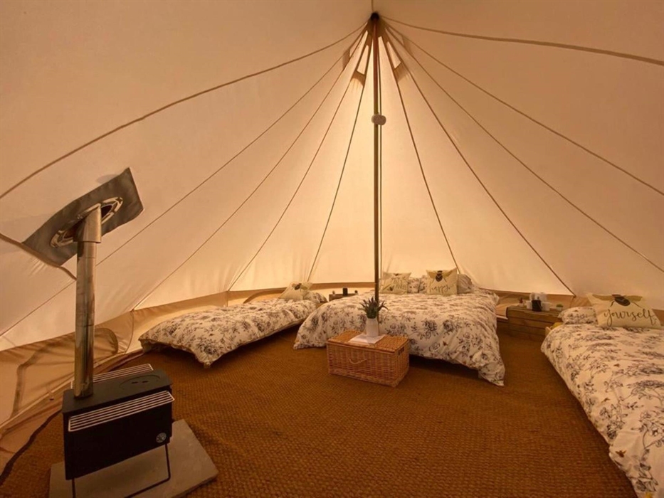 Tent inside