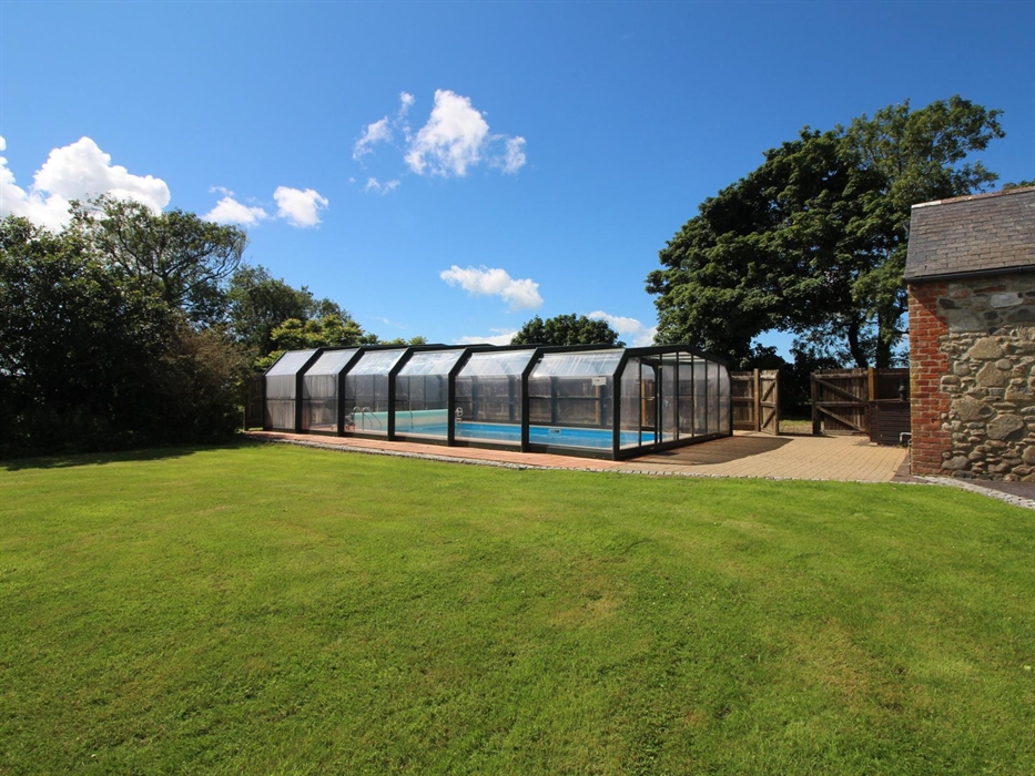 Photo of the pool house at Seadog and stone holiday let near Pwllheli and Criccieth in North Wales