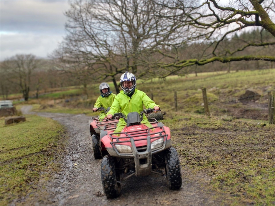 Quad biking adventure activity South Wales