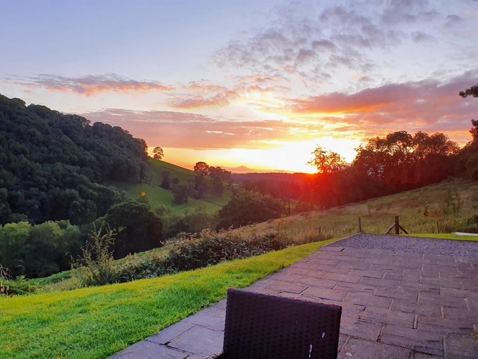 View from patio to rear of property
