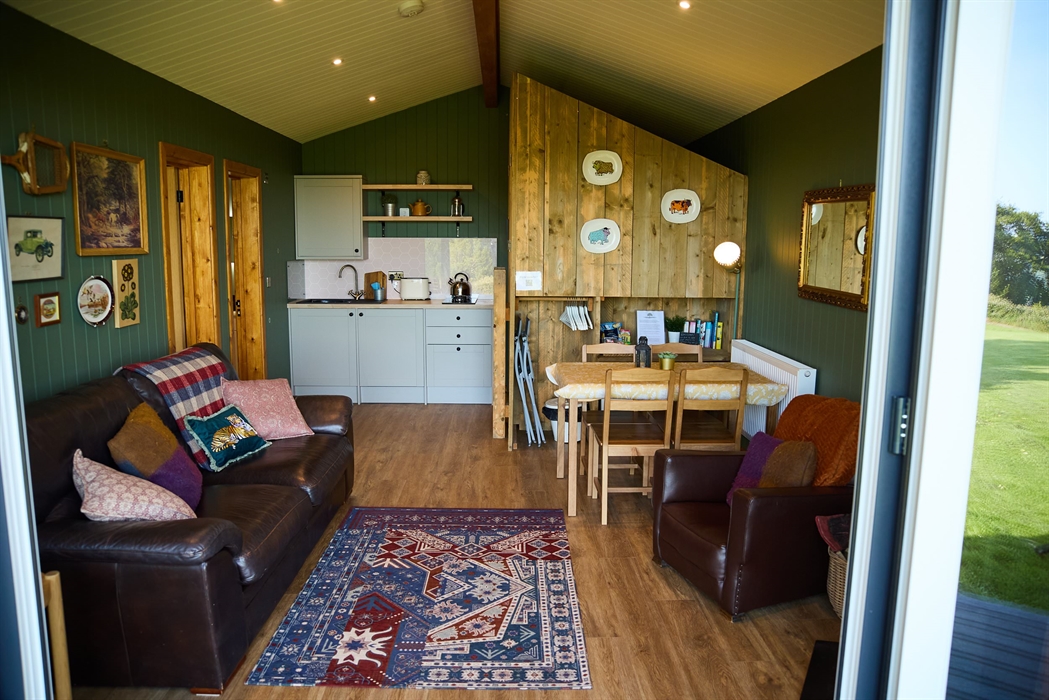 Living area of lodge