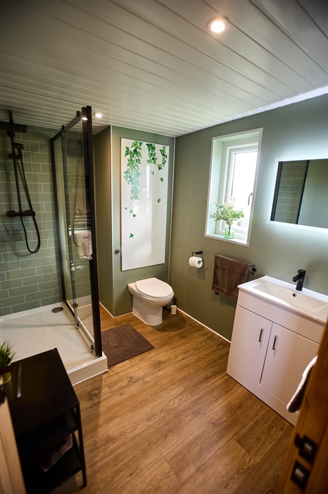 bathroom of lodge