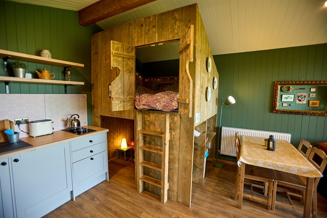 Interior of lodge
