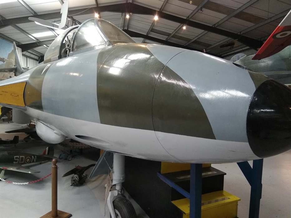 The business end of the iconic Hawker Hunter